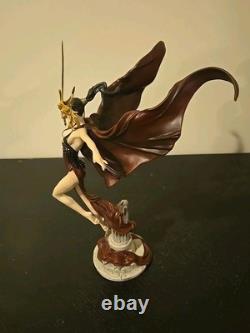 Franklin Mint Brom Angel Of Darkness Sculpture New