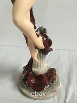 Franklin Mint Brom Angel Of Darkness Sculpture New