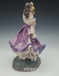 Franklin Mint Bronte Wuthering Heights Catherine Porcelain Figure Limited 11h