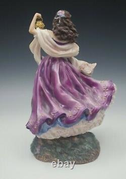 Franklin Mint Bronte Wuthering Heights Catherine Porcelain Figure Limited 11h