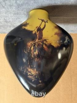 Franklin Mint Buck McCain Prayer to the Healing Spirit Native American Vase