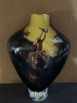 Franklin Mint Buck McCain Prayer to the Healing Spirit Native American Vase