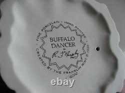 Franklin Mint Buffalo Dancer Porcelain Figure Sculpture-RF Murphy-Limited Ed