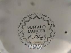 Franklin Mint Buffalo Dancer Porcelain Figure Sculpture-RF Murphy-Limited Ed