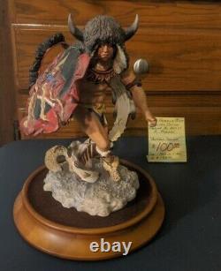 Franklin Mint Buffalo Dancer Porcelain Figure Sculpture-RF Murphy-Limited Ed