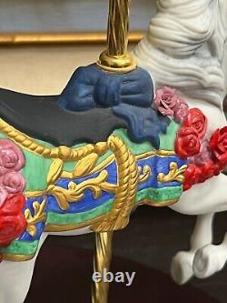Franklin Mint Carouse Enchantment horse Porcelain Figure Lynn Lupetti
