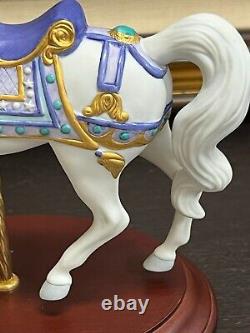 Franklin Mint Carousel Majesty Horse Porcelain Figurine Lynn Lupetti