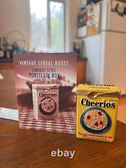 Franklin Mint Cheerios Porcelain Trinket Box Vintage Cereal Boxes Ltd Edition