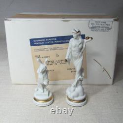 Franklin Mint Chess Set Of The Gods Aphrodite Queen & Griffin Pawn Greek White