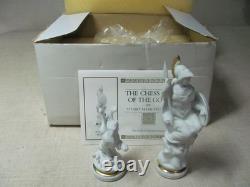 Franklin Mint Chess Set Of The Gods Athena Bishop & Griffin Pawn Greek White Nob