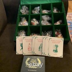 Franklin Mint Christmas Ornaments Faces of Christmas Around the World