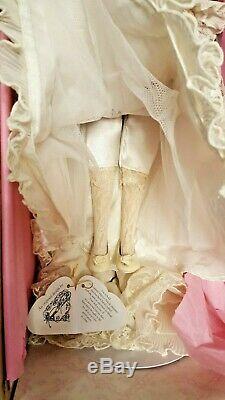 Franklin Mint Christmas Rose Porcelain Doll by Maryse Nicole