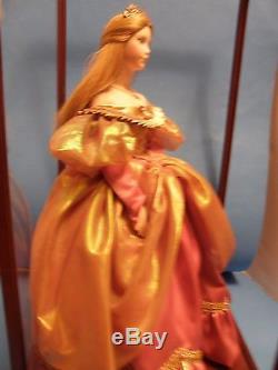 Franklin Mint Cinderella 19 Porcelain Doll By Gerda Neubacher In Display Case