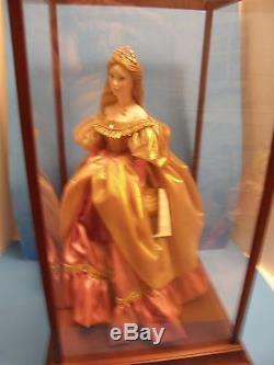 Franklin Mint Cinderella 19 Porcelain Doll By Gerda Neubacher In Display Case