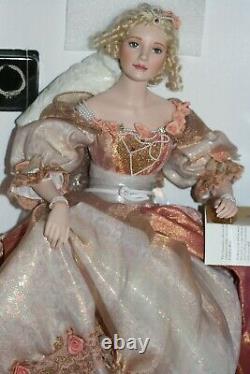 Franklin Mint Cinderella After The Ball Happily Ever After Porcelain Doll