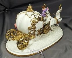 Franklin Mint Cinderella's Magical Moment Porcelain Anniversary Sculpture