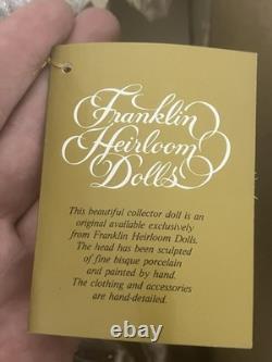 Franklin Mint Cleopatra Porcelain Doll Heirloom Dolls Collection Retired HTF