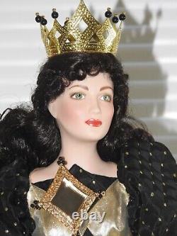 Franklin Mint Collectible Doll Porcelain The Queen of Diamonds by Laine Gordon