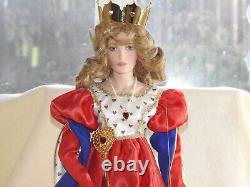 Franklin Mint Collectible Doll Porcelain The Queen of Hearts by Laine Gordon