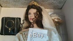 Franklin Mint Collector Porcelain Doll Aleksandra The Faberge Winter Bride