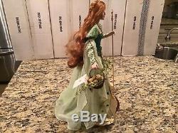 Franklin Mint Collector Porcelain Doll Brianna Princess of Tara with Scepter COA