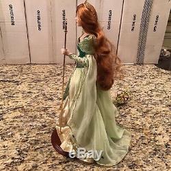 Franklin Mint Collector Porcelain Doll Brianna Princess of Tara with Scepter COA