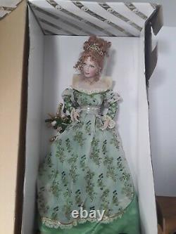 Franklin Mint Collector Porcelain Doll Rosie Princess Of Lismore Castle Nib