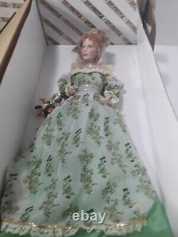 Franklin Mint Collector Porcelain Doll Rosie Princess Of Lismore Castle Nib