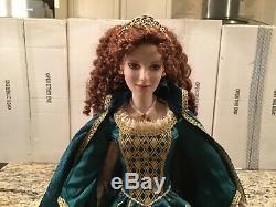Franklin Mint Collector Porcelain Doll Shauna Princess of Blarney Castle COA