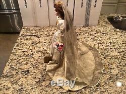 Franklin Mint Collector Porcelain Doll Sonja The Faberge Russian Fall Bride NICE