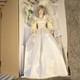 Franklin Mint Collector Princess Dianna Porcelain Doll Wedding Dress Bouquet