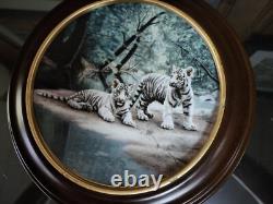 Franklin Mint Collector Tiger Plates Set of 9