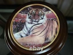 Franklin Mint Collector Tiger Plates Set of 9