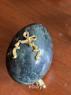 Franklin Mint Collector's Treasury of Eggs Figurines Lot of 5 One Marble