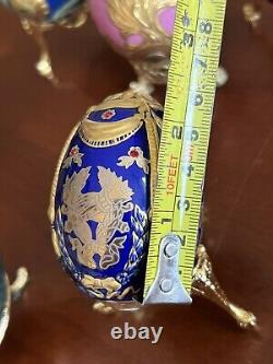 Franklin Mint Collector's Treasury of Eggs Figurines Lot of 5 One Marble