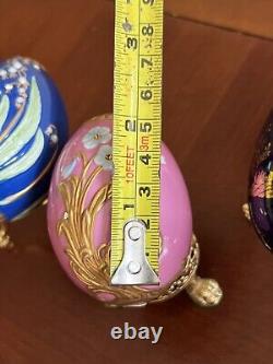 Franklin Mint Collector's Treasury of Eggs Figurines Lot of 5 One Marble
