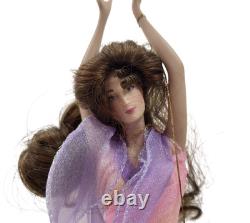 Franklin Mint Crystal Rose Angel Doll by Marty Noble With Box and COA