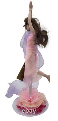Franklin Mint Crystal Rose Angel Doll by Marty Noble With Box and COA