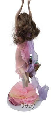 Franklin Mint Crystal Rose Angel Doll by Marty Noble With Box and COA
