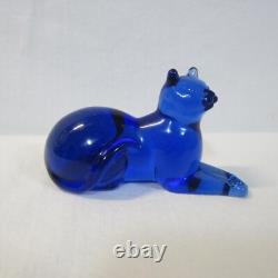 Franklin Mint Curio Cabinet Cat Figurines Lot of 13 in Porcelain, Glass & Metal
