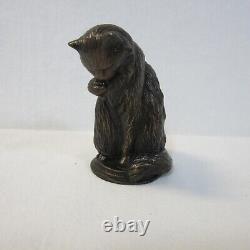 Franklin Mint Curio Cabinet Cat Figurines Lot of 13 in Porcelain, Glass & Metal