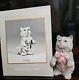 Franklin Mint Curio Cabinet Cats Collection CYBIS RARE