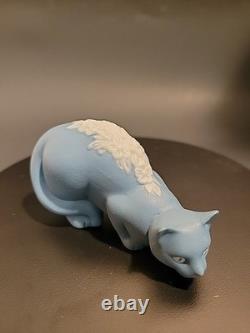 Franklin Mint Curio Cabinet Cats Parian Style 1988