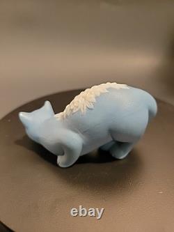 Franklin Mint Curio Cabinet Cats Parian Style 1988