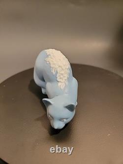 Franklin Mint Curio Cabinet Cats Parian Style 1988