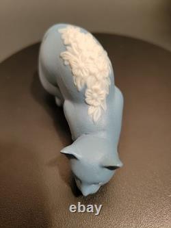 Franklin Mint Curio Cabinet Cats Parian Style 1988