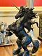 Franklin Mint DARK FURY Unicorn Porcelain Sculpture Figurine, Ruth Thompson KK-1