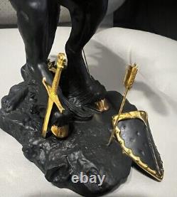 Franklin Mint DARK FURY Unicorn Porcelain Sculpture or Figurine, Ruth Thompson