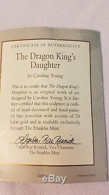 Franklin Mint DRAGON KING'S DAUGHTER Porcelain Figurine CAROLINE YOUNG CGSB9