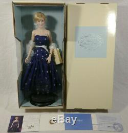 Franklin Mint Diana Princess Of Enchantment Porcelain Doll with Certificate